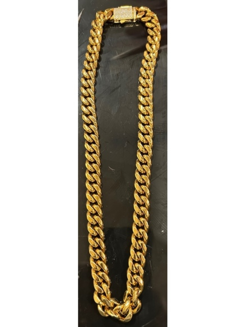 Authentic SpicyIce 12mm Miami Cuban Link Chain (18")